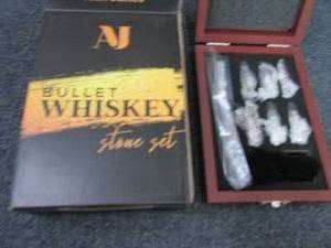 Alan James Bullet Whiskey Stone Set...