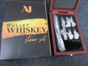 Alan James Bullet Whiskey Stone Set...