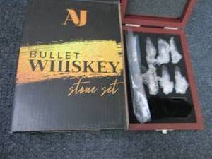Alan James Bullet Whiskey Stone Set...