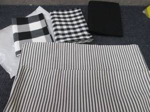 Set of 4 BlackWhite Pillow Covers ...