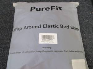 Navy QueenKing Elastic Bed Skirt...