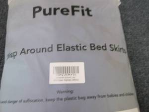 Navy QueenKing Elastic Bed Skirt...