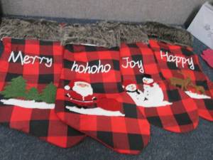 4 Christmas Stockings...