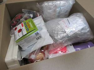 Box of Assorted Small Overstock Ite...