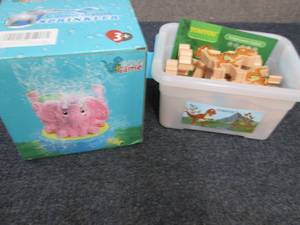 Dino Toys, Elephant Sprinkler...