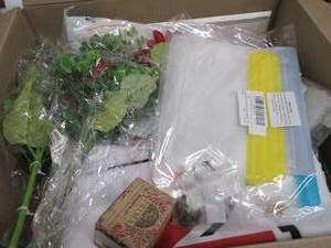 Box of Assorted Small Overstock Ite...