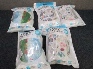 5- 50 ct pks Disposable Masks...