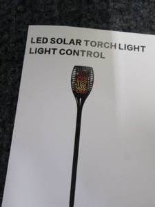 2 LED Solar Torch Lights...