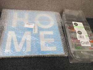 12x12 Home Sign, Crafting Bin...