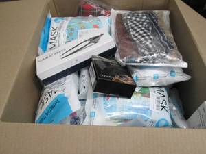 Box of Assorted Small Overstock Ite...