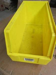 18 Medium Yellow Organizing Bins 18...