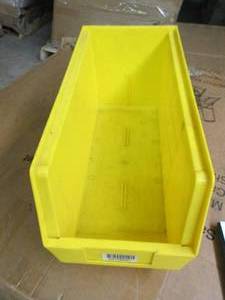 18 Medium Yellow Organizing Bins 18...