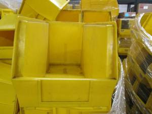 18 Medium Yellow Organizing Bins 18...
