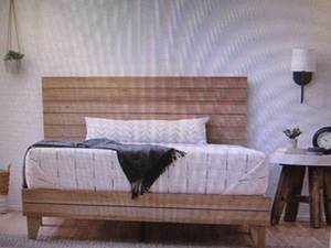 lot 35 image: Brookside Shiplap Wood Panel Platfo...