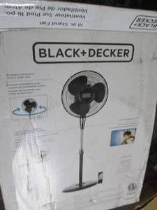 lot 99 image: BLACKDECKER 16 Oscillating Pedest...