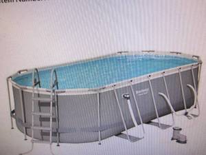 lot 104 image: Bestway Power Steel 18 x 9 x 48 ...