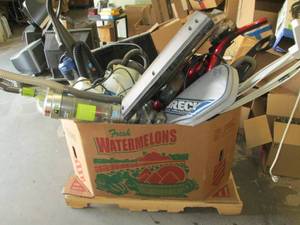 lot 120 image: pallet of vacuums and tvs and more ...