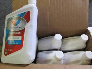 lot 135 image: case of 61 quart valvoline convent...