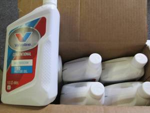 lot 136 image: case of 61 quart valvoline convent...