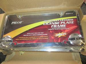 lot 161 image: 28 new license plate holders ...
