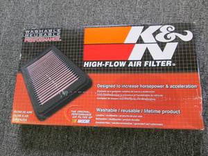 lot 182 image: K&N engine air filter 33-5009...