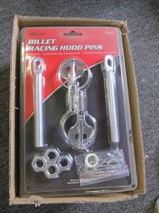 lot 193 image: 10 new pilot billet racing hood pin...
