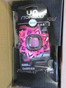 lot 201 image: 8 new febreeze unstoppables car air fresheners