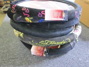 lot 206 image: 7 new steering wheel covers ...
