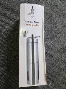 lot 212 image: stainless steel coffe grinder ...