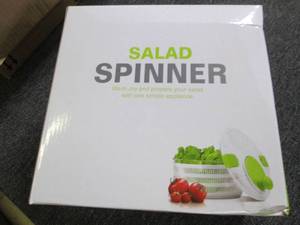 lot 214 image: new salad spinner...