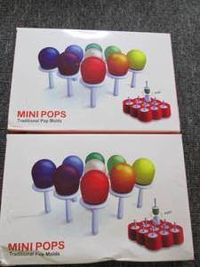 lot 243 image: 2 new mini pops pop molds ...