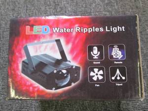 lot 259 image: LED water ripples light ...