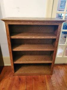 Vintage Wood Bookcase