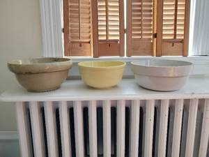 Three Stoneware Bowls
