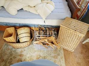 Collection Of Hangers And Baskets