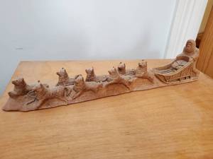 Denali Taxi Wooden Sculpture
