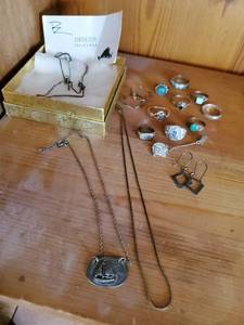 Collection Of Sterling Silver Jewelry