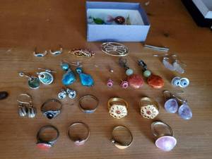 Collection Of Rings And Earrings