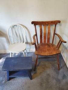Two Chairs And A Bench