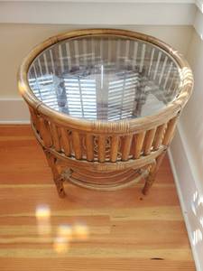 Bamboo End Table