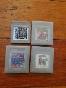Four Nintendo Gameboy Games