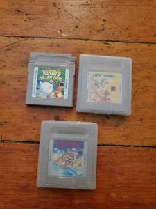 Three Nintendo Gameboy Games