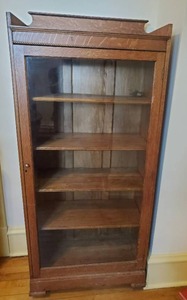 Antique One Door Bookcase