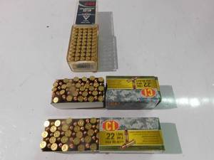 4 boxes of 22 long rifle shells