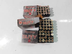 3 boxes of hornady critical duty 45 auto  P 220 grain flexlock shells