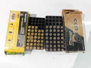2 partial  boxes of 9mm shells