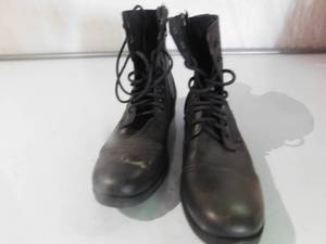 Leather boots
