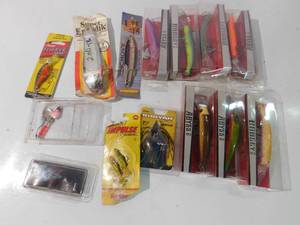 box of fishing lures