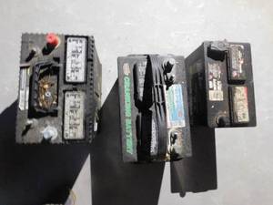 3 car batteries