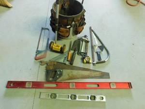 Tool bucket of tools